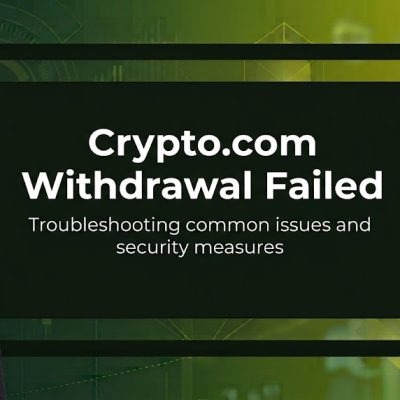 Crypto.Com Withdrawal Failed